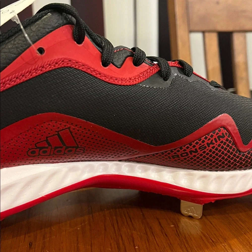 Adidas Icon 6 Bounce Baseball Cleats Shoes new white red FV9348 Men’s Size 12.5